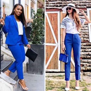 Zara Pants - ZARA BLUE ANKLE PANTS Zara Pants - ZARA BLUE ANKLE PANTS